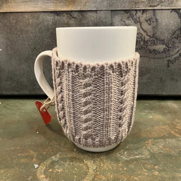 Warm Wishes Chestnut Brown 18oz Sweater Mug - Picture 3 of 8
